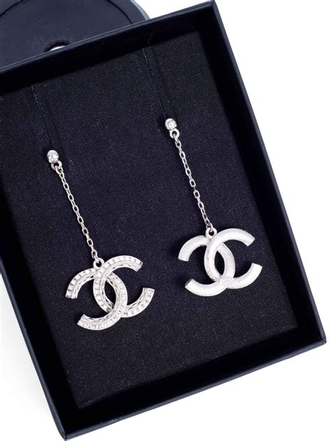 chanel swarovski earrings|chanel earrings price list.